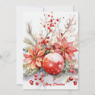 Custom festive Christmas Greeting Card