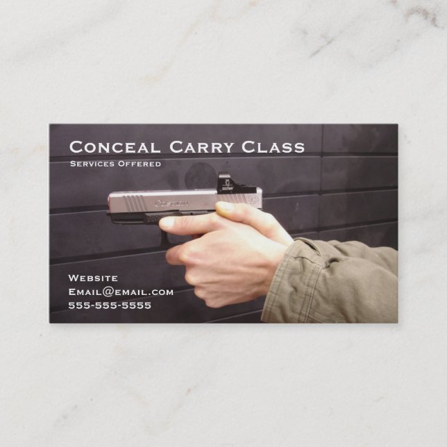 Custom FFL business card (Front)