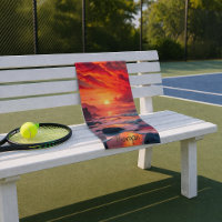 Custom Fiery Sunset Coast – Ocean Cliffs Sport