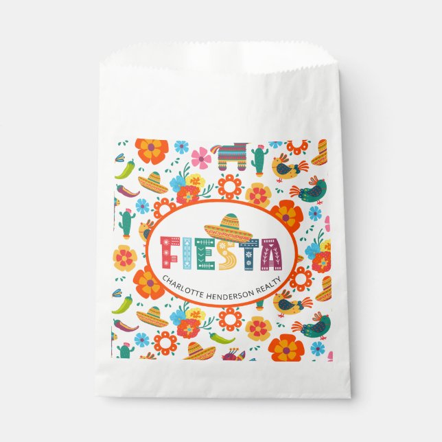 Custom Fiesta Party Favour Bags (Front)