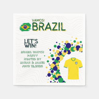 Custom FIFA World Cup Brazil VAMOS! Napkin