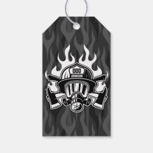 Custom Firefighter Rescue Fire Department Station Gift Tags