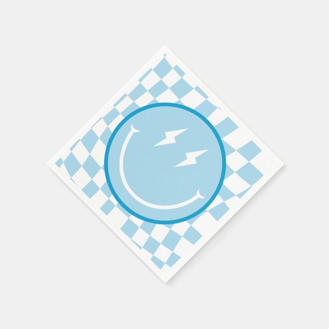 Custom First Birthday One Cool Dude Napkin (Corner)