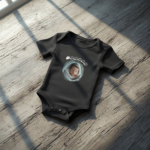 Custom First Birthday Photo Design with Baby Name Bodysuit