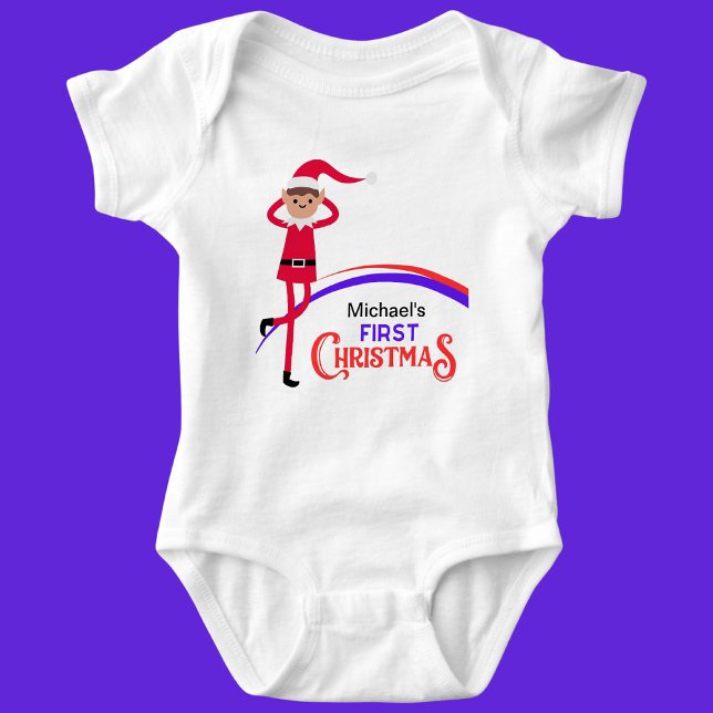 Custom First Christmas Baby Bodysuit (Creator Uploaded)
