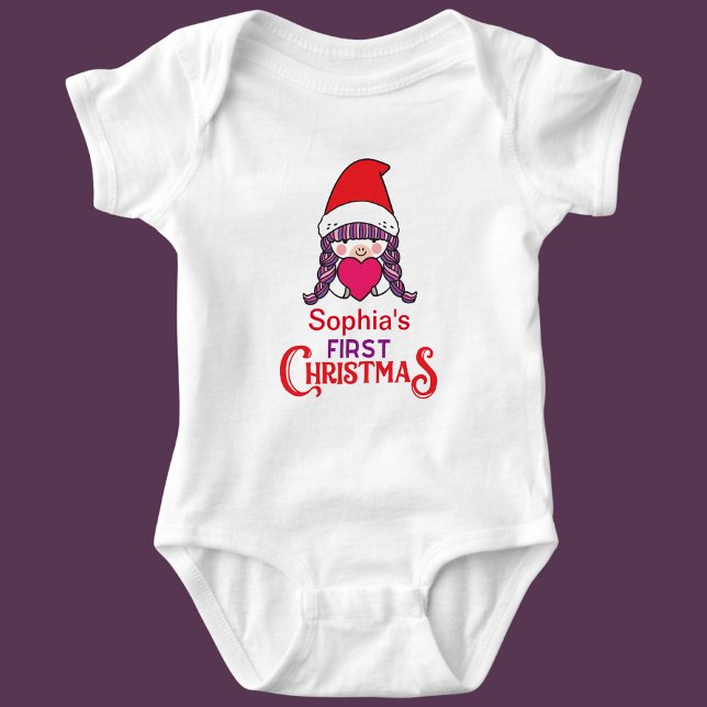 Custom First Christmas Baby Bodysuit (Creator Uploaded)