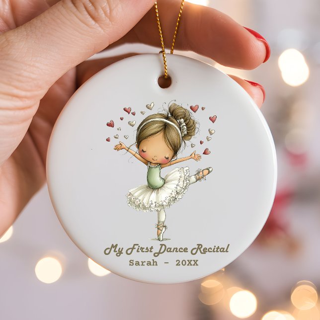 Custom First Dance Recital Ornament | Ballerina Gi (Creator Uploaded)