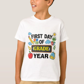 Custom First Day of School T-Shirt – Editable Grad
