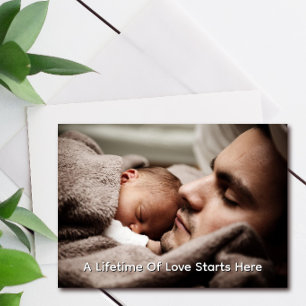 Custom First Father’s Day Card From Parents To Son