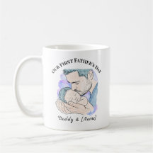 Custom First Father’s Day Mug for New Dad