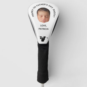 Custom First Father’s Day Photo Gift from Baby Golf Head Cover