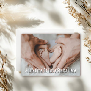 Custom First Father’s Day Sentimental Message Card