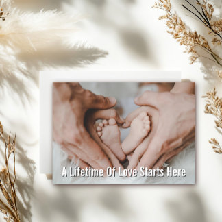 Custom First Father’s Day Sentimental Message Card