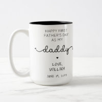 Custom First Father's Day New Daddy Gift