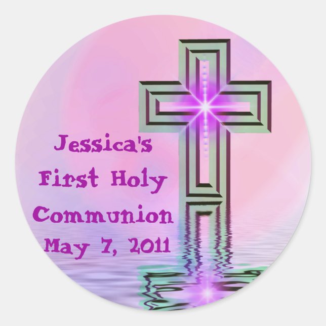 Custom First Holy Communion Stickers (Front)