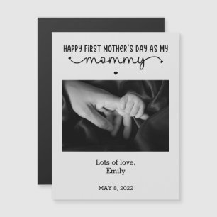Custom First Mother's Day Cute Minimalist Photo