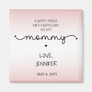 Custom First Mother's Day New Mummy Keepsake Gifts Magnet