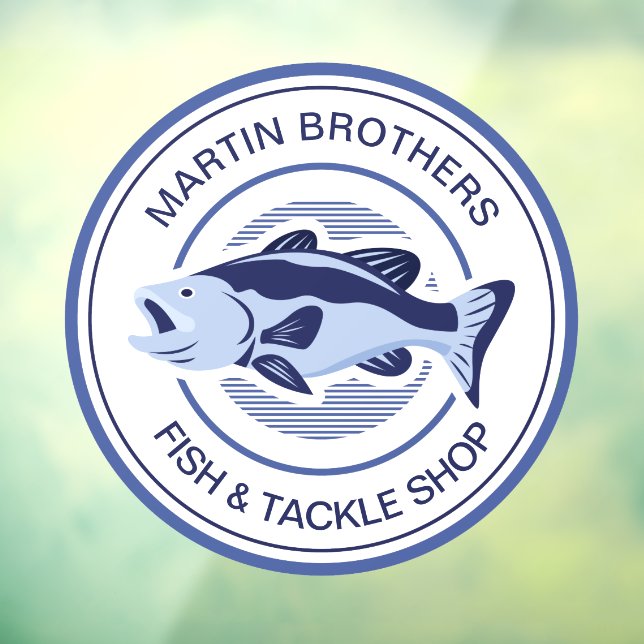 Custom Fish Tackle Shop Blue Bass Fisherman (Sheet 3)