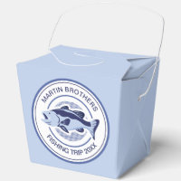 Custom Fisherman Party Blue Bass Fish