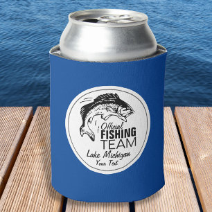 Custom Fishing Beer Cooler   Your Lake Name