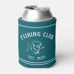 Custom Fishing Club Can Cooler
