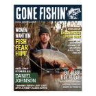 Custom Fishing Magazine Cover, Funny Fishing Gifts