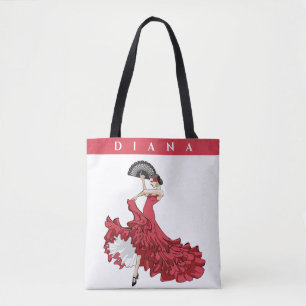 Custom Flamenco Shopping Tote