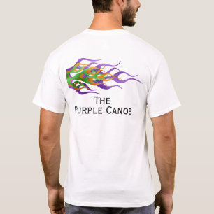 Custom Flames Boat Name back T-Shirt
