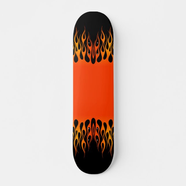 Custom Flames Skateboard (Front)