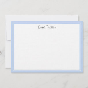Custom Flat Note Card-Linen  Card
