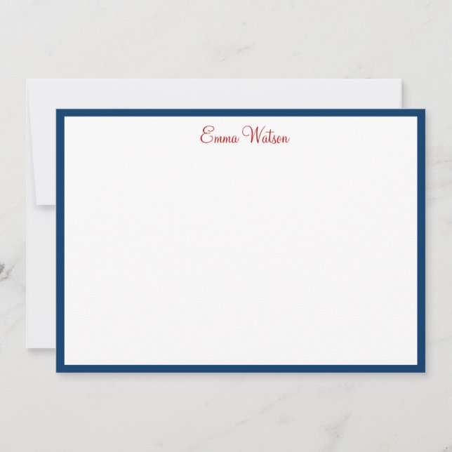 Custom Flat Note Card-Matte Card (Front)