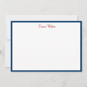 Custom Flat Note Card-Matte Card