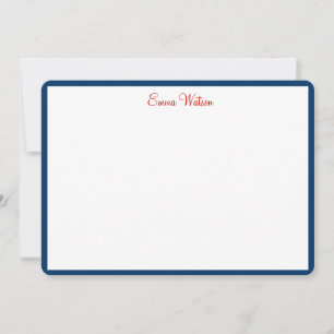 Custom Flat Note Card-Matte Card