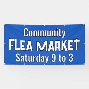 Custom Flea Market Banner