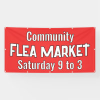 Custom Flea Market Banner
