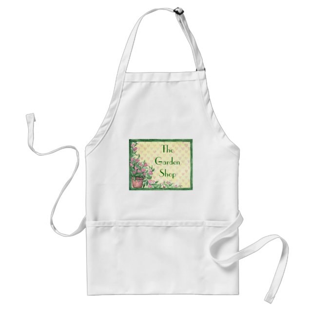 Custom Floral Background Aprons (Front)