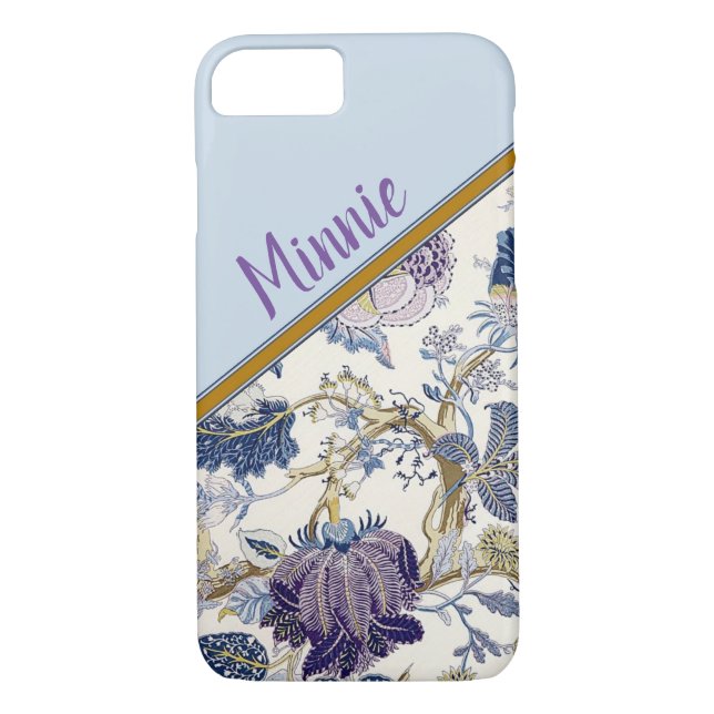 Custom Floral Design Case-Mate iPhone Case (Back)