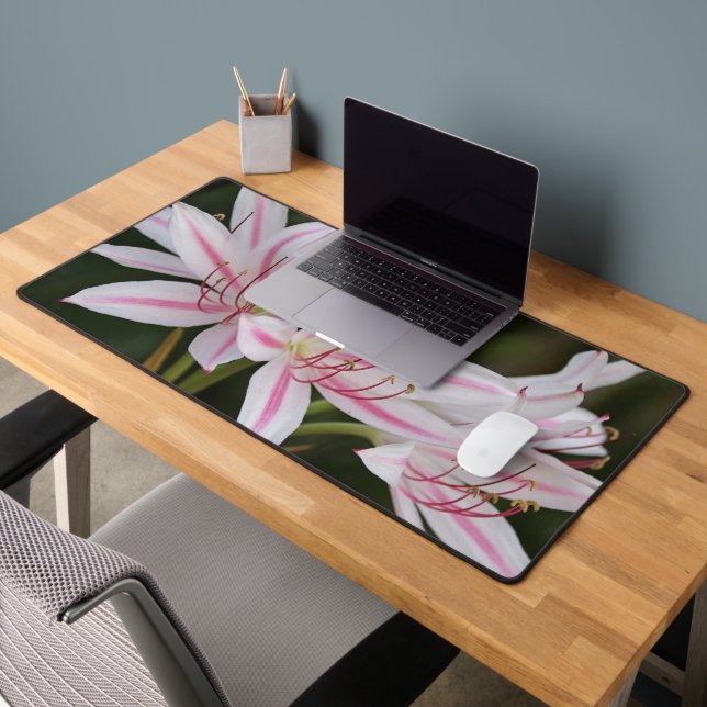 Custom Floral Desk Mat  (Office 2)