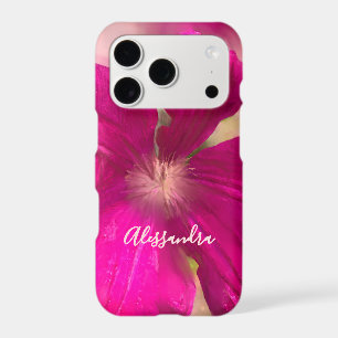 Custom Floral Hot Pink Watercolor Flower Botanical