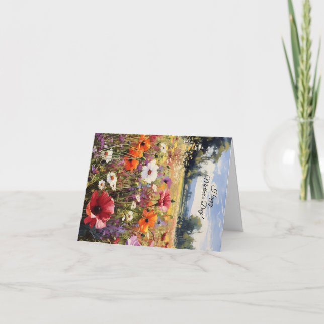 Custom Floral Mother's Day card (Front)