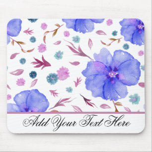 Custom Floral Mouse Pad – Birthday Gift for Mom