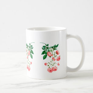 Custom Floral Name Mug - Personalised Coffee Mug w