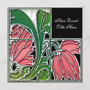 Custom Floral Party Invitation