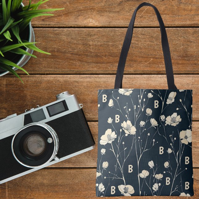 Custom floral pattern bag for mother's day & Women (bachelorette gift, birthday gift for her, mother’s day gift, women’s floral tote, girl tote bag)