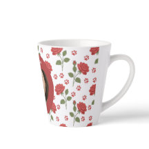 Custom Floral Pet Photo and Name Pet Lovers