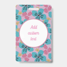 Custom floral pink  name mother