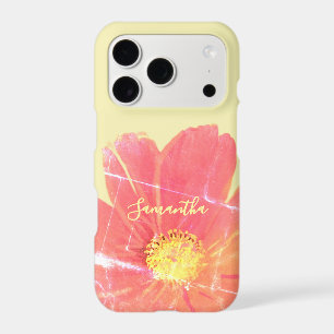 Custom Floral Retro Watercolor Wildflower Yellow