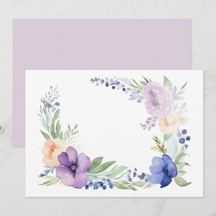 Custom Floral Save The Date