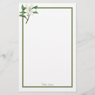 Custom Floral Stationery Paper