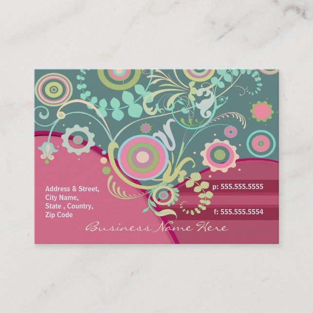 Custom Florist / Other Business Card (Front)